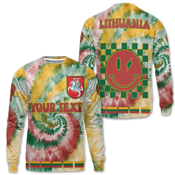 Lithuania Sweatshirt Custom Tie Dye Style 1