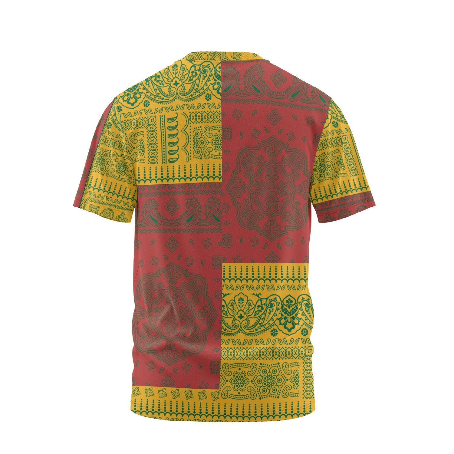 Lithuania T Shirt Flag And Paisley Basic Style 3