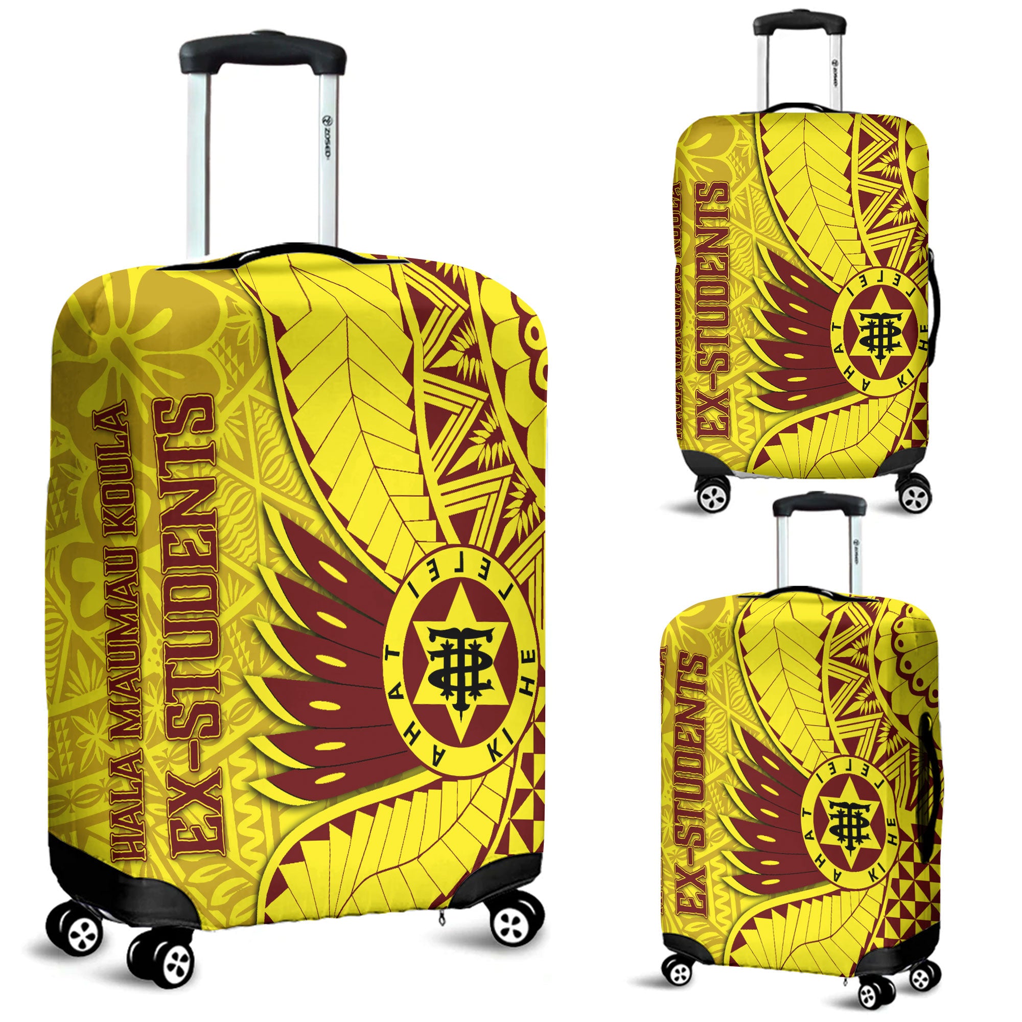 Tonga High School Luggage Cover Tonga Golden Style