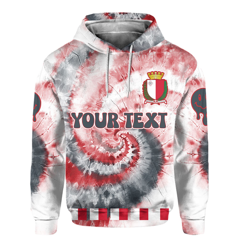 Malta Hoodie Custom Tie Dye Style 2