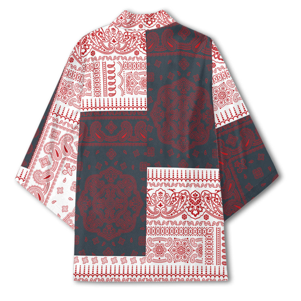 Malta Kimono Flag And Paisley Basic Style 3