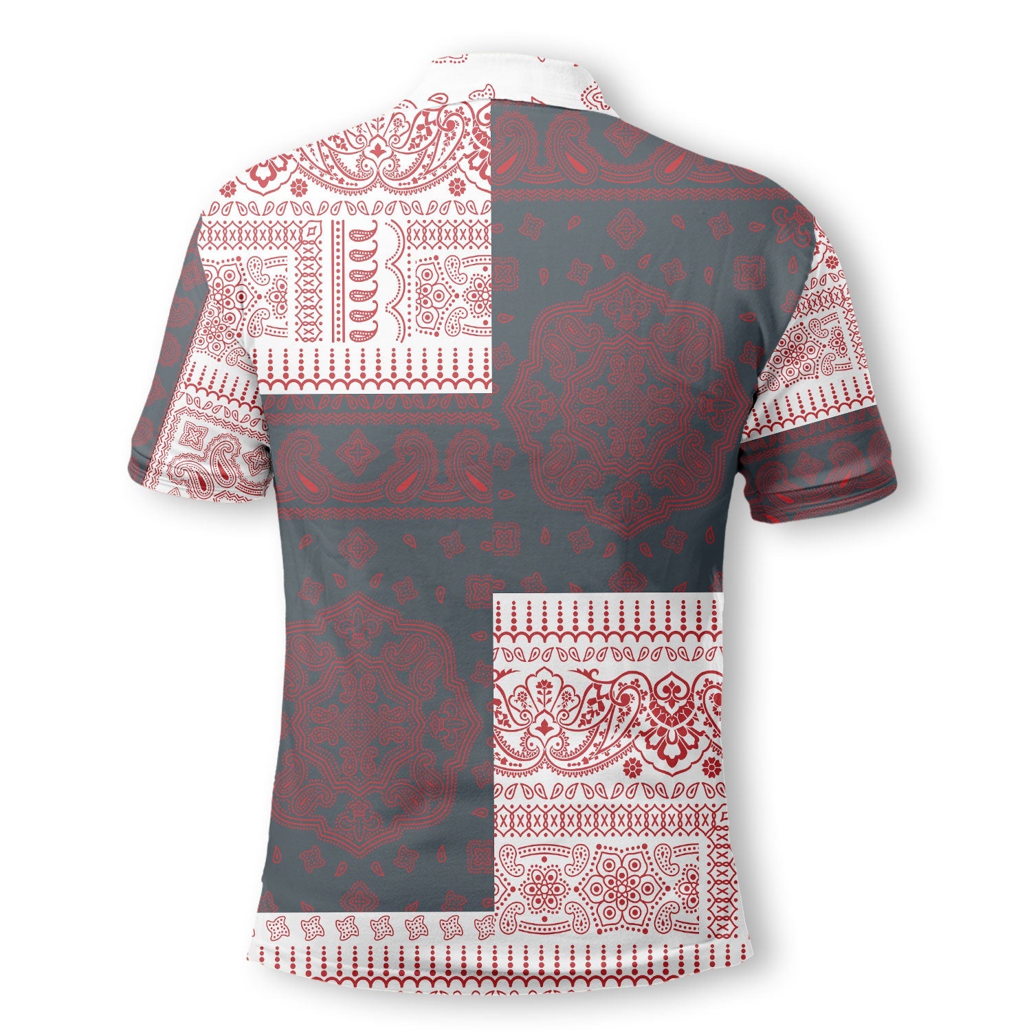 Malta Polo Shirt Flag And Paisley Basic Style 3