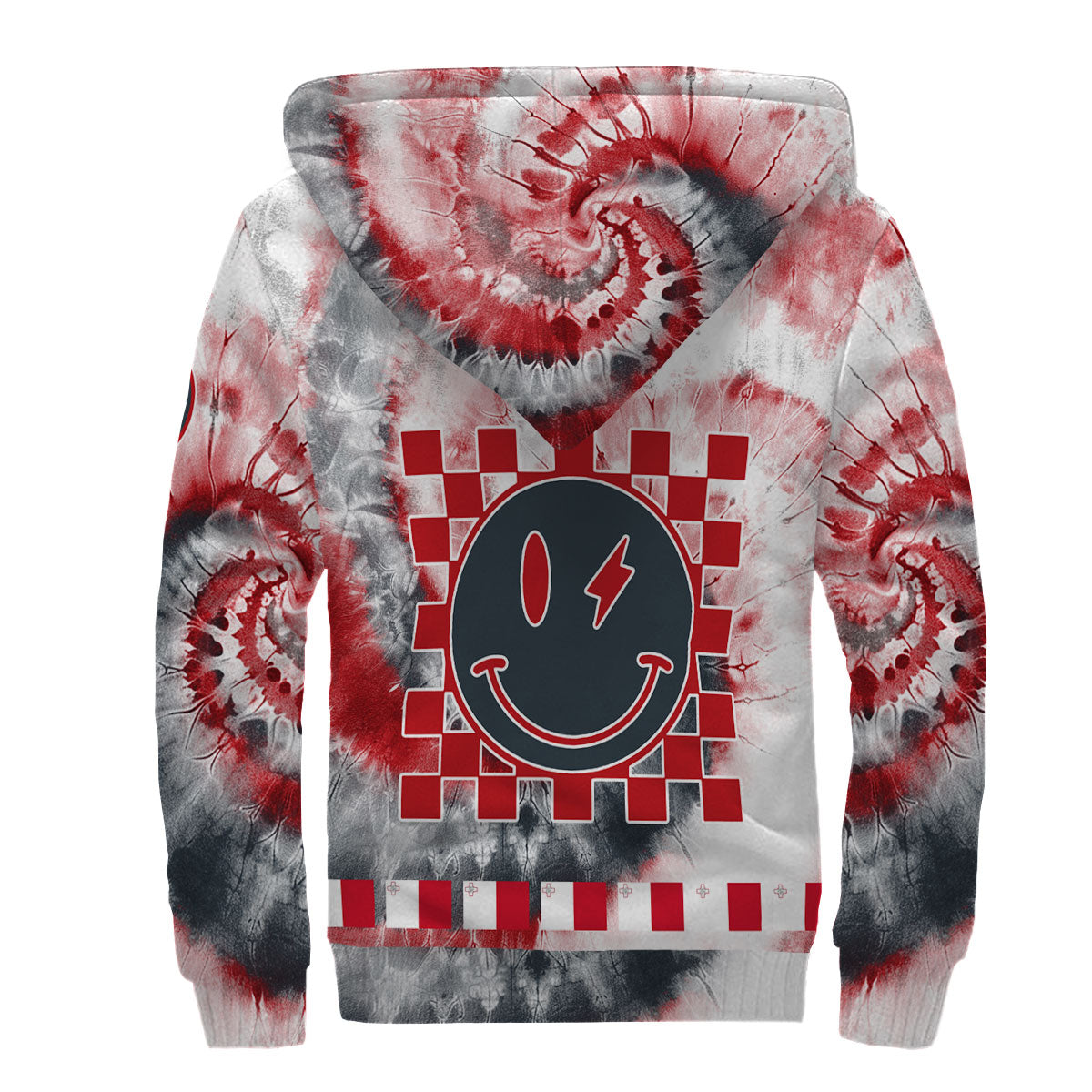 Malta Sherpa Hoodie Custom Tie Dye Style 2