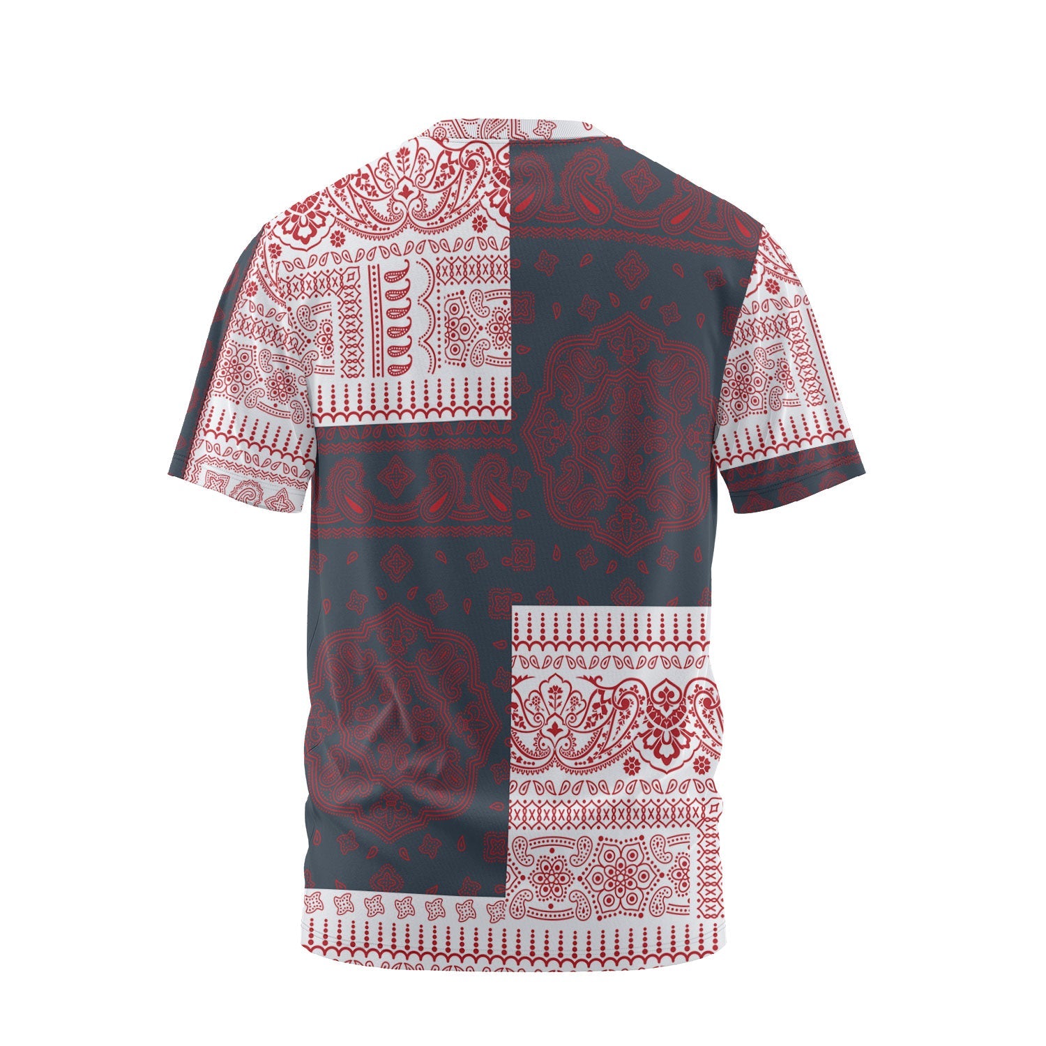 Malta T Shirt Flag And Paisley Basic Style 3