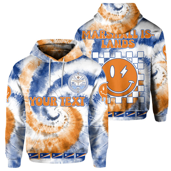 Marshall Islands Hoodie Custom Tie Dye Style 1