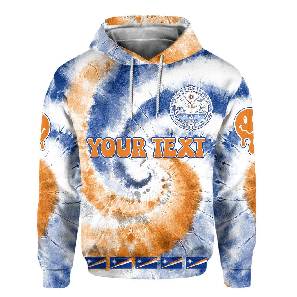 Marshall Islands Hoodie Custom Tie Dye Style 2