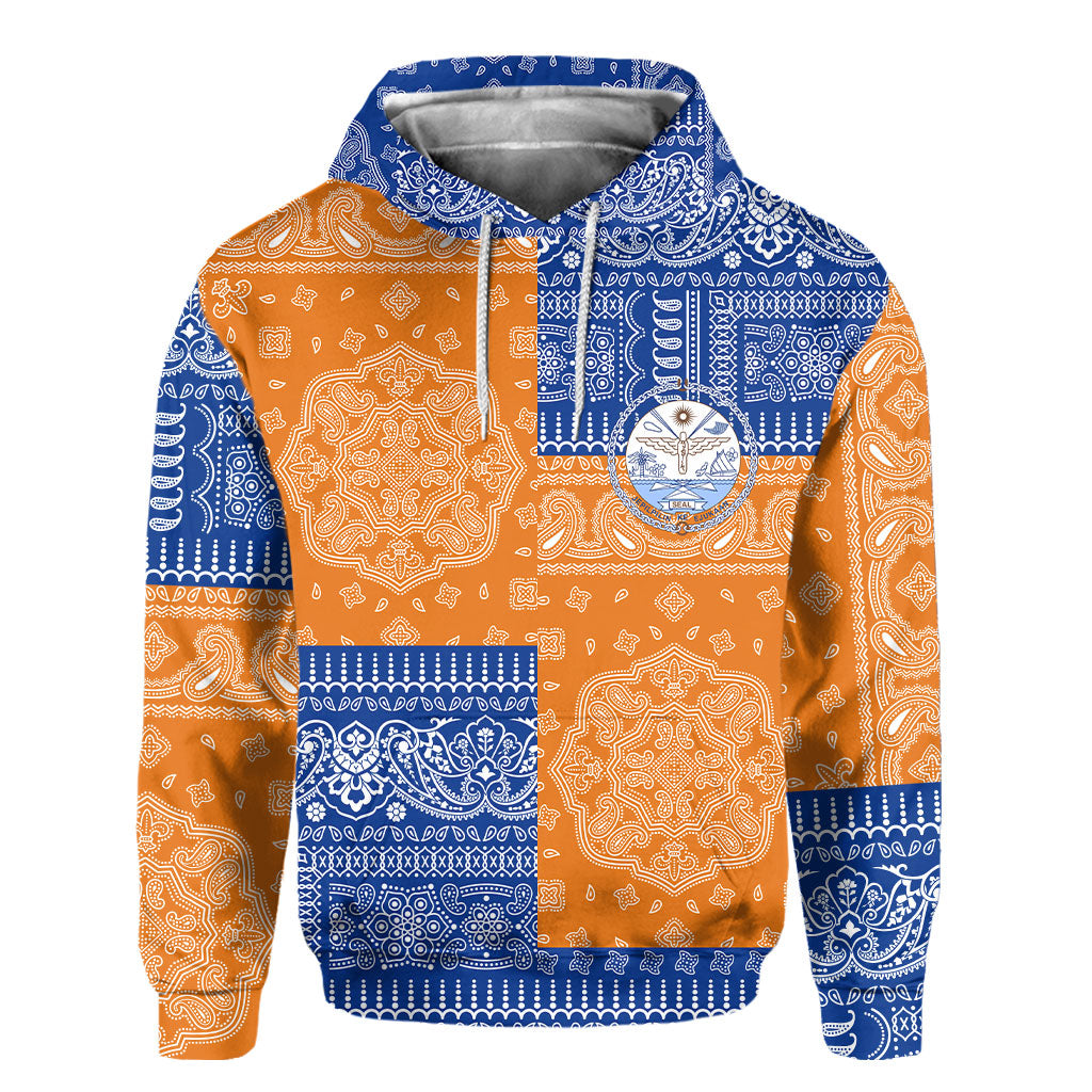 Marshall Islands Hoodie Flag And Paisley Basic Style 2