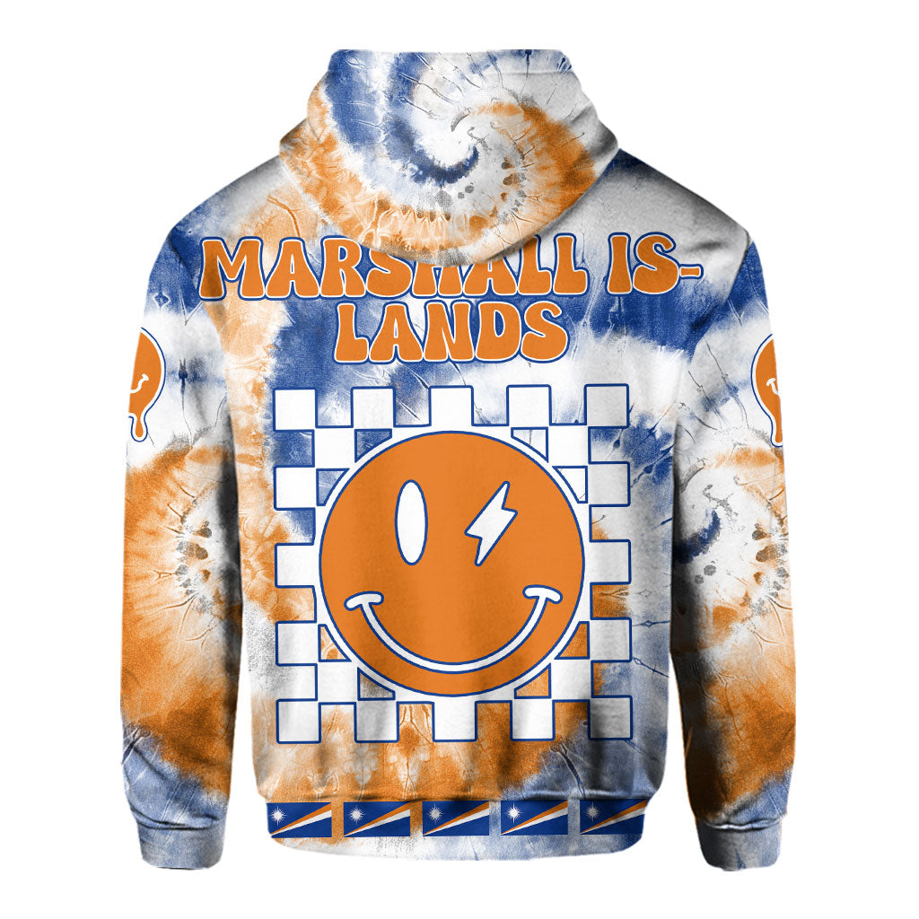 Marshall Islands Hoodie Custom Tie Dye Style 3