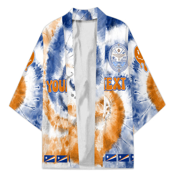 Marshall Islands Kimono Custom Tie Dye Style 1