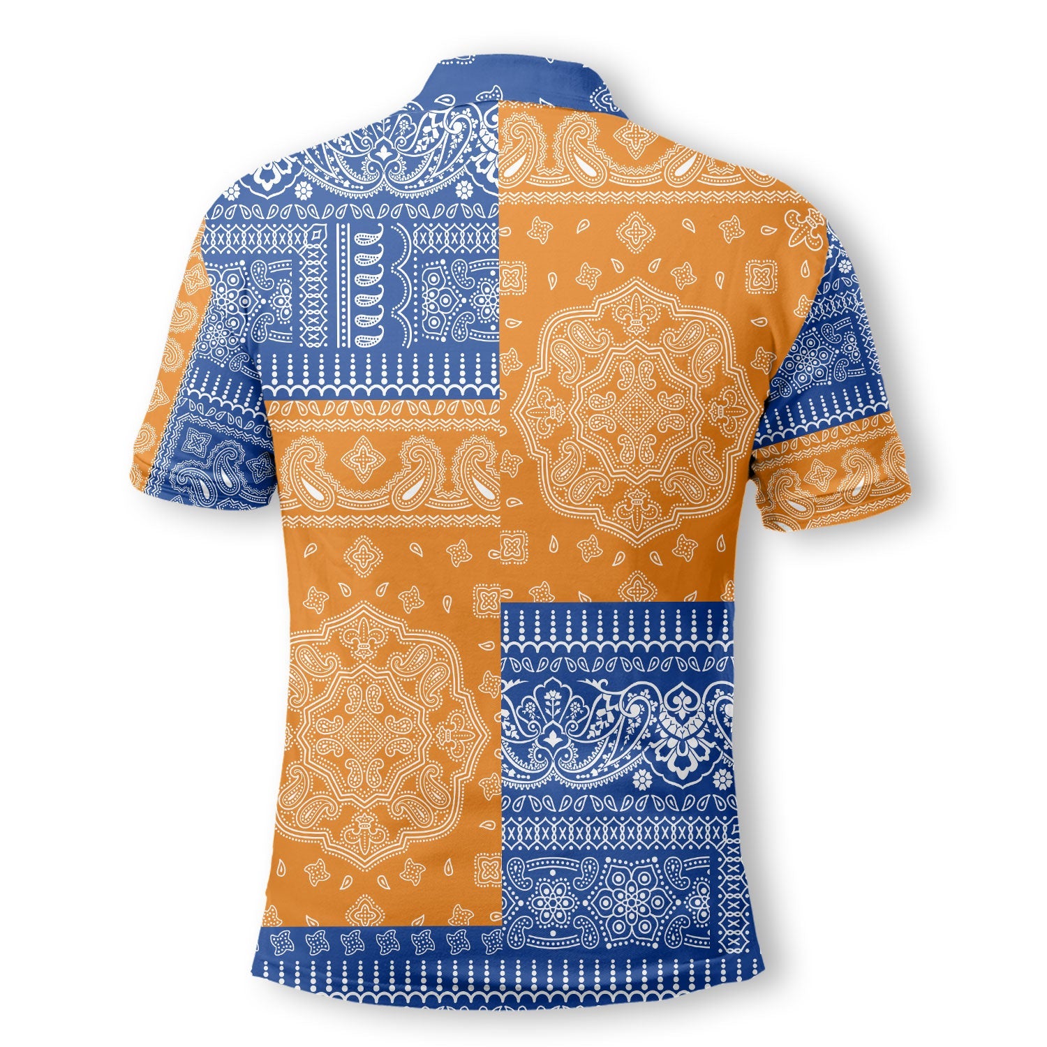 Marshall Islands Polo Shirt Flag And Paisley Basic Style 3