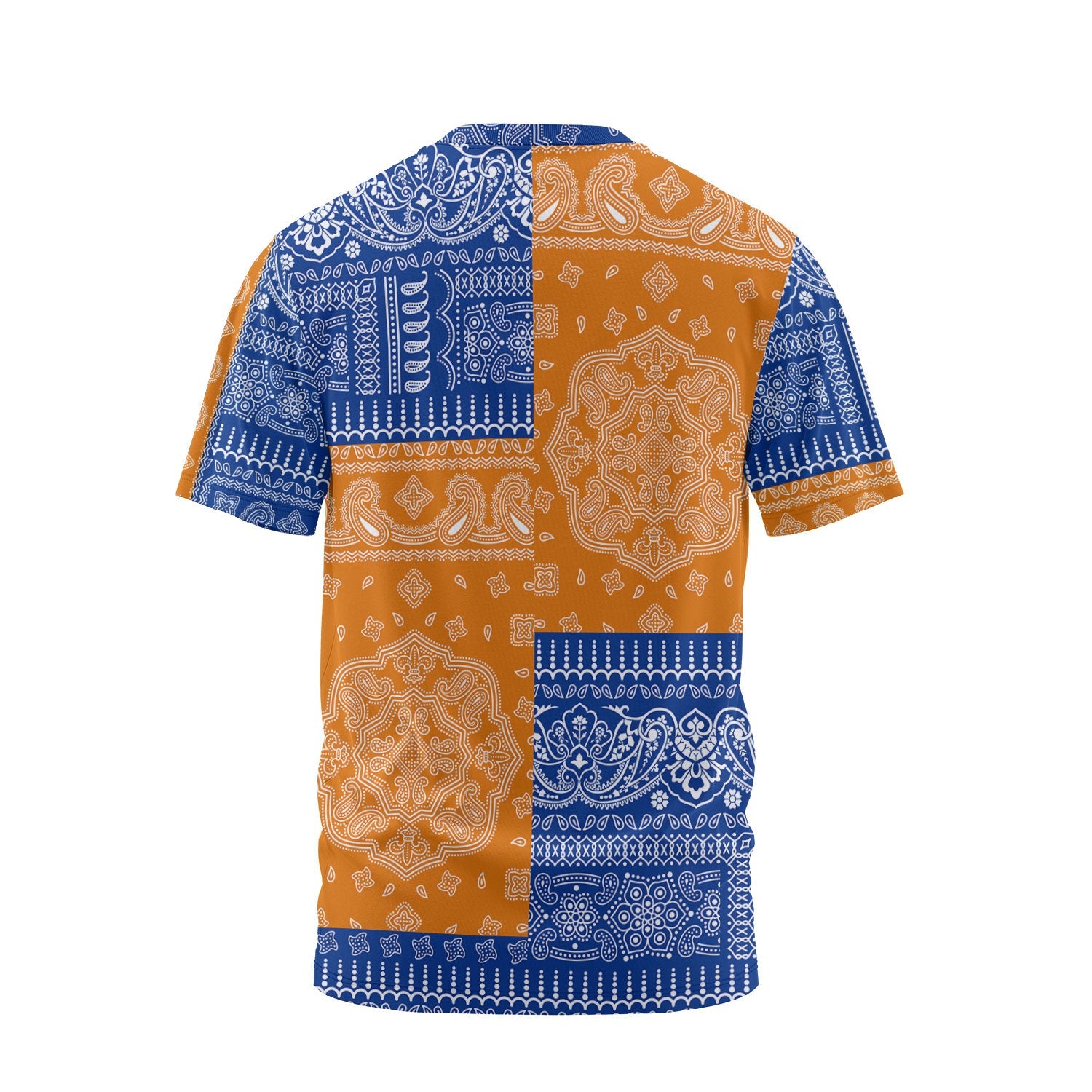 Marshall Islands T Shirt Flag And Paisley Basic Style 3