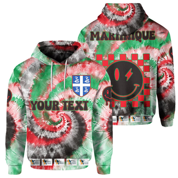 Martinique Hoodie Custom Tie Dye Style 1