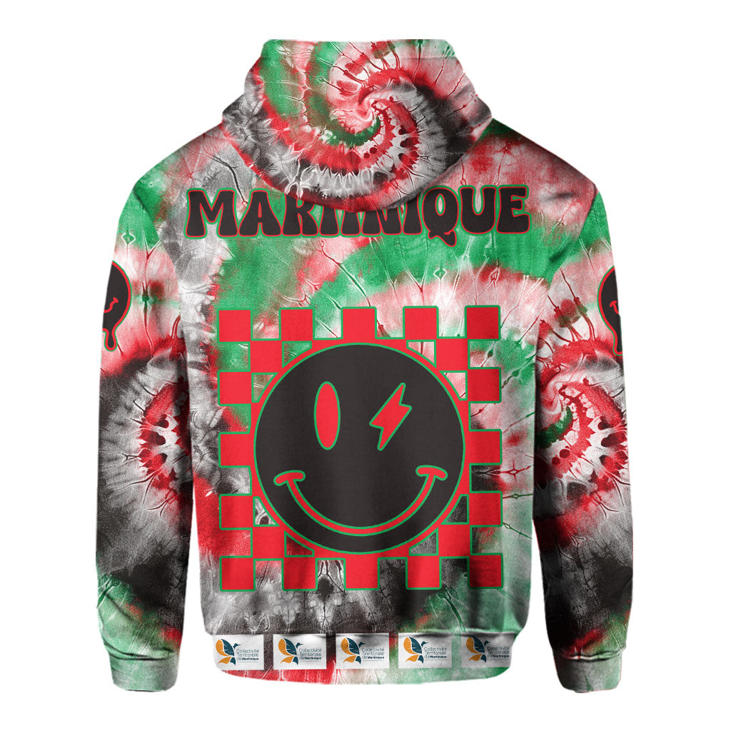 Martinique Hoodie Custom Tie Dye Style 3