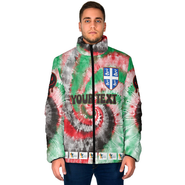 Martinique Men Padded Jacket Custom Tie Dye Style 1