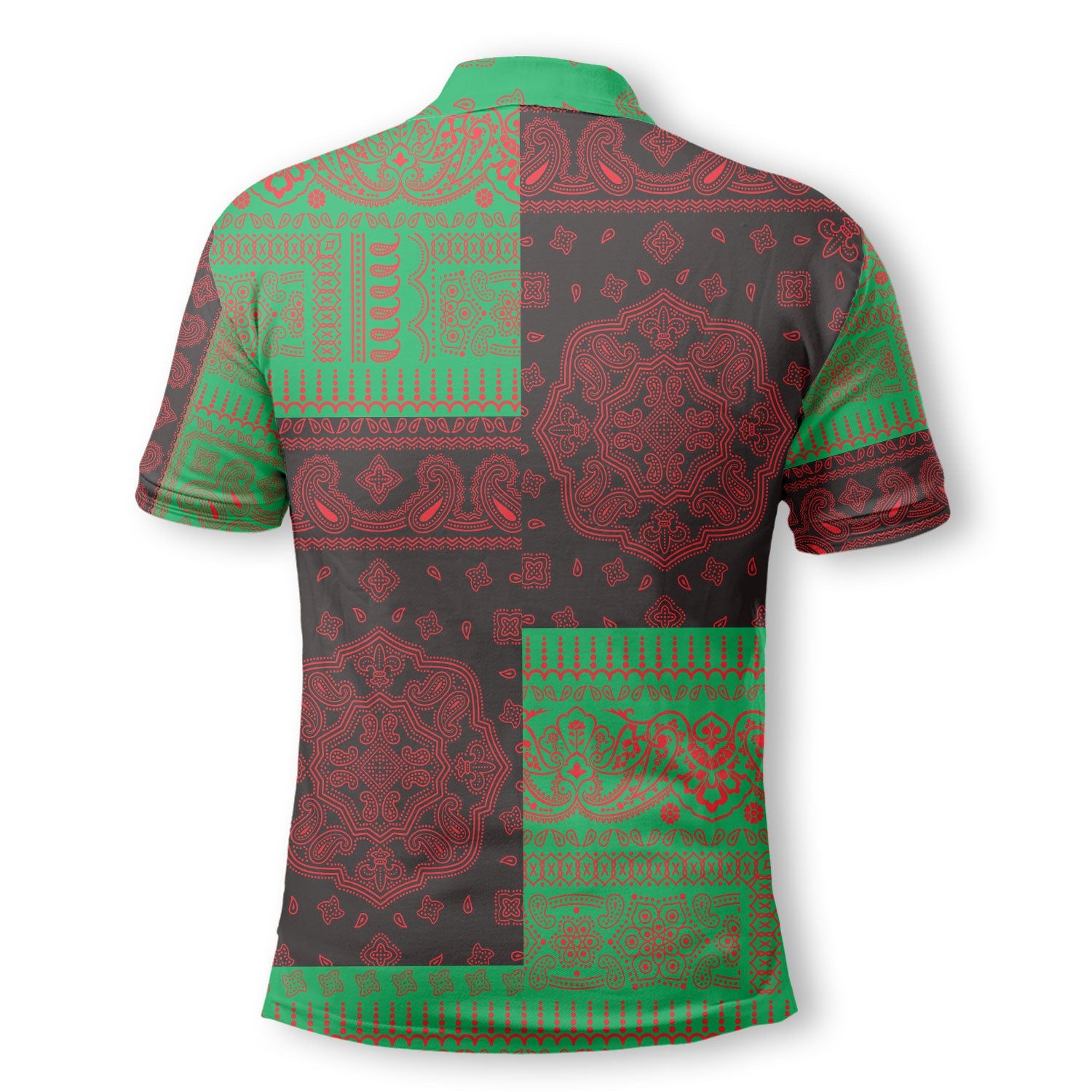 Martinique Polo Shirt Flag And Paisley Basic Style 3