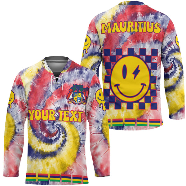 Mauritius Hockey Jersey Custom Tie Dye Style 1