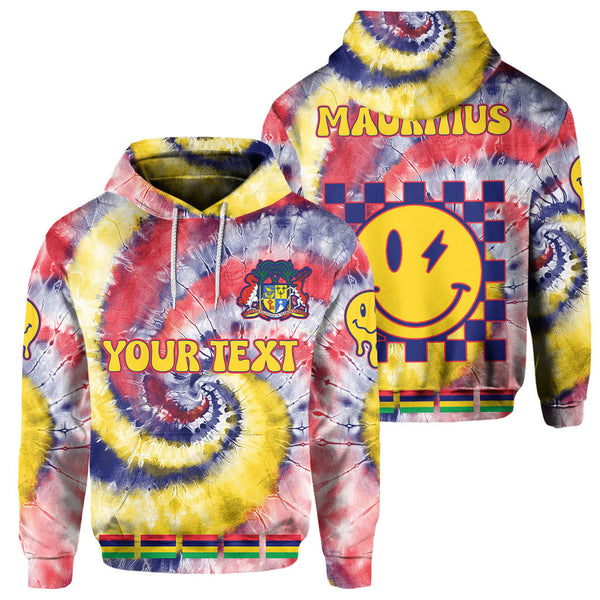 Mauritius Hoodie Custom Tie Dye Style 1