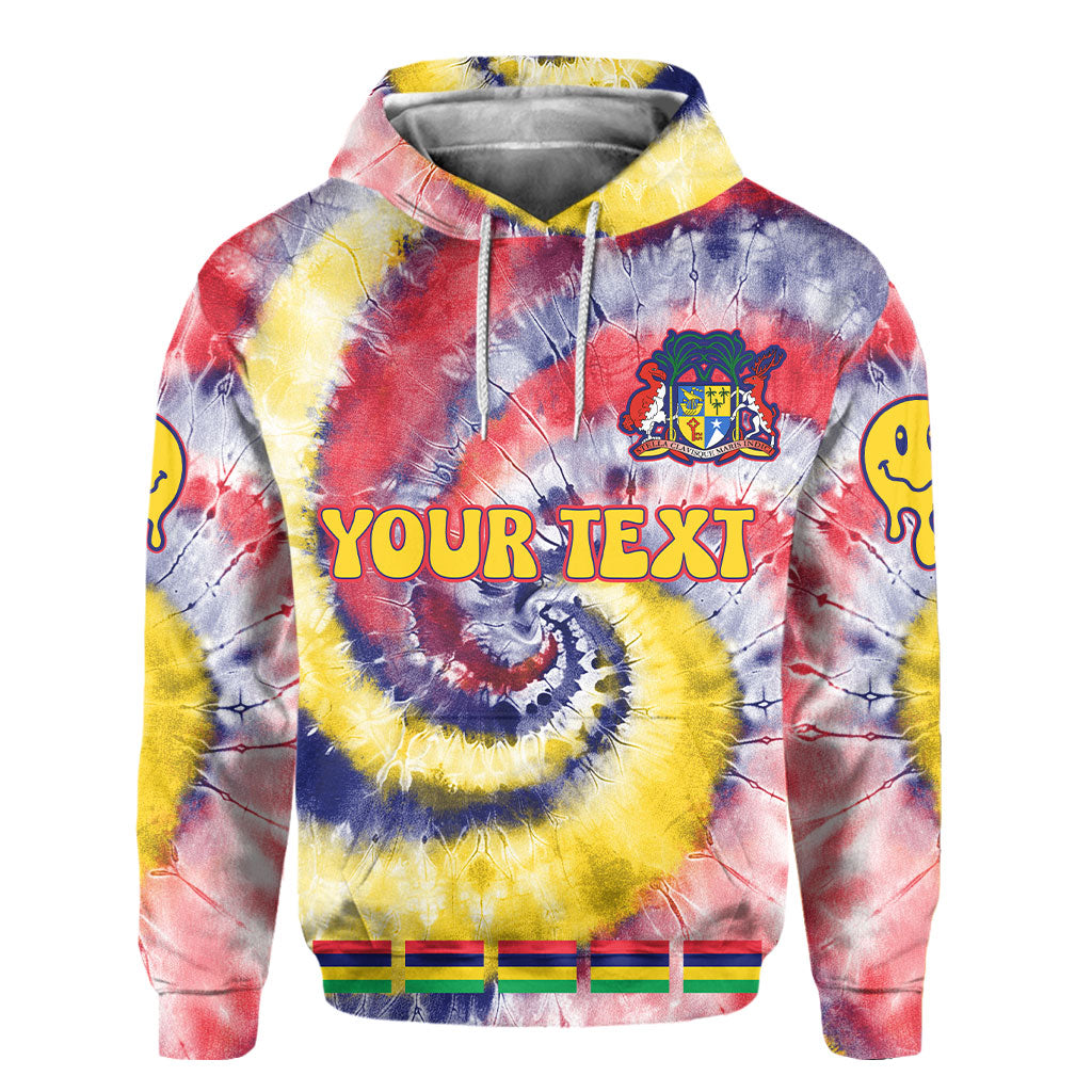 Mauritius Hoodie Custom Tie Dye Style 2