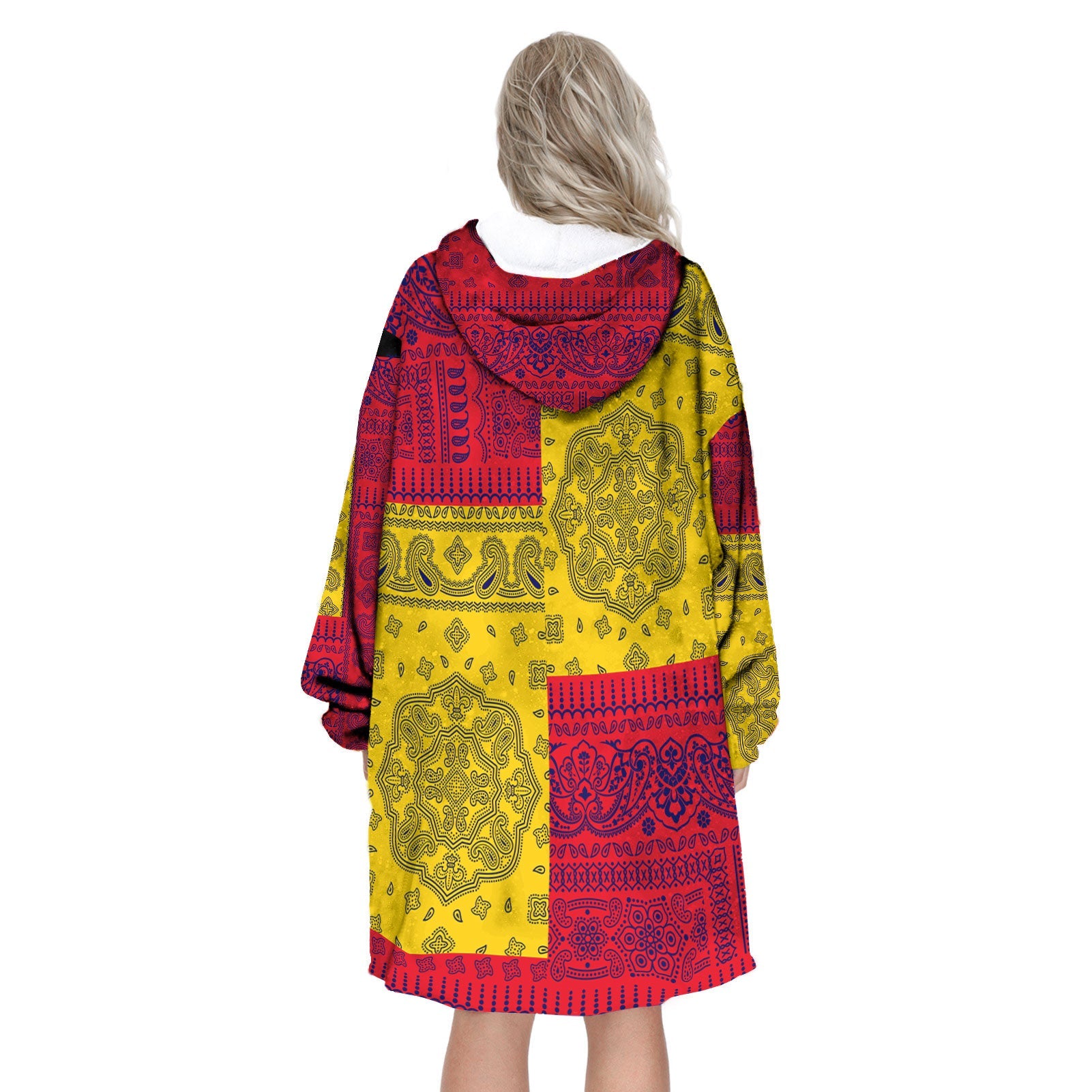 Mauritius Hoodie Blanket Flag And Paisley Basic Style 3