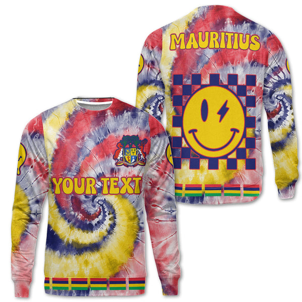 Mauritius Sweatshirt Custom Tie Dye Style 1