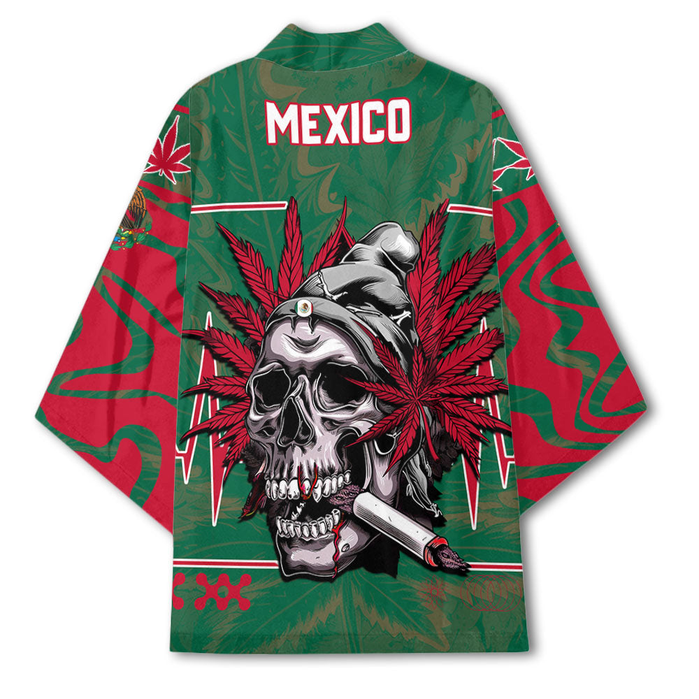 Mexico Kimono Flag & Coat Of Arms Marijuanas Style