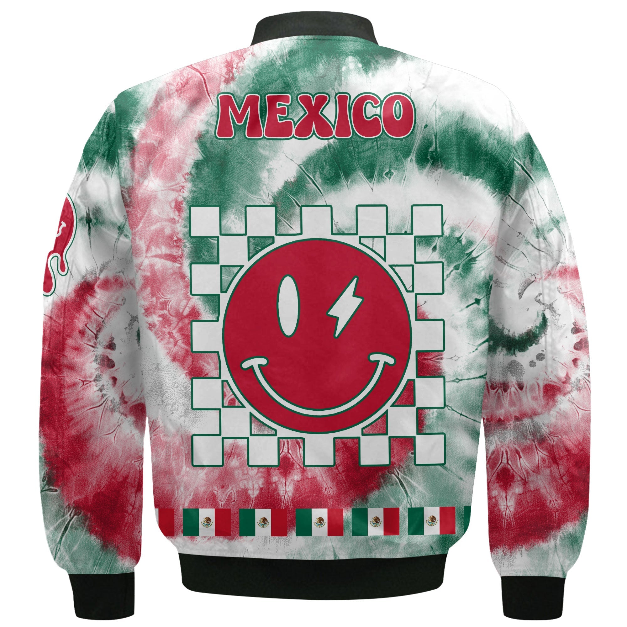 Mexico Bomber Jacket Custom Tie Dye Style 3