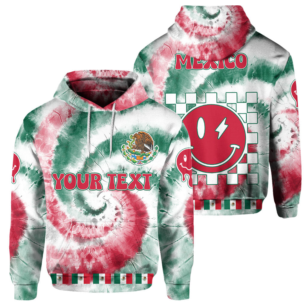 Mexico Hoodie Custom Tie Dye Style 1