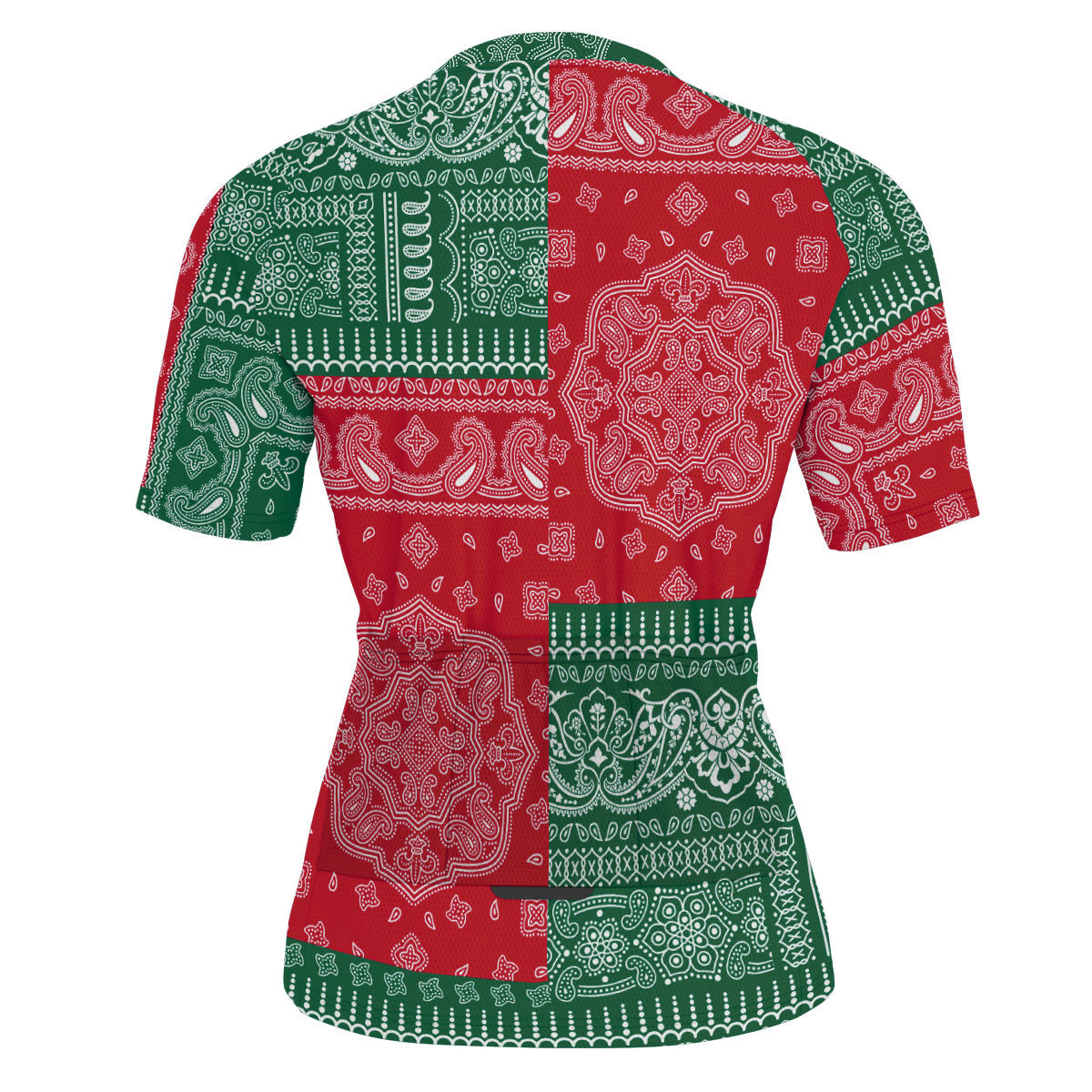 Mexico Men Cycling Jersey Flag And Paisley Basic Style 3