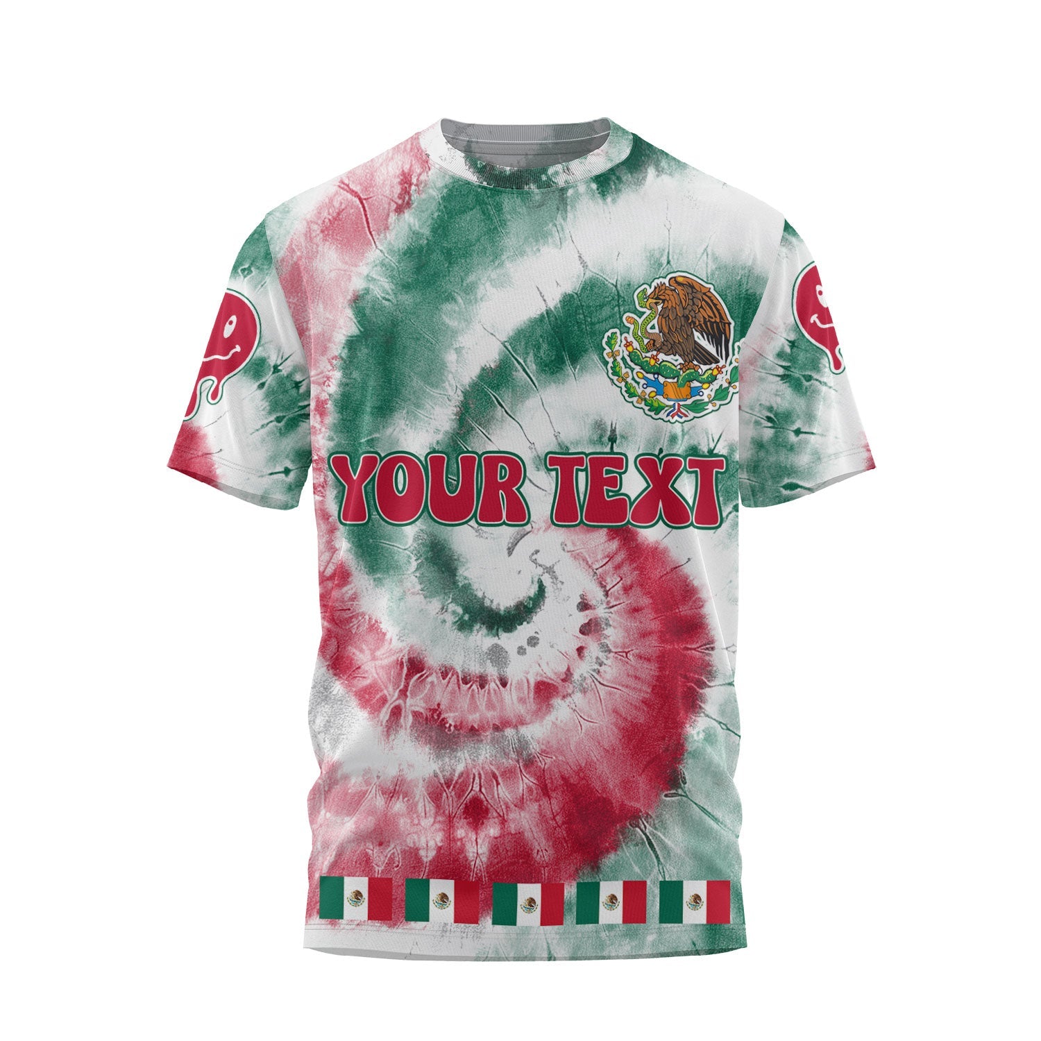 Mexico T Shirt Custom Tie Dye Style 1