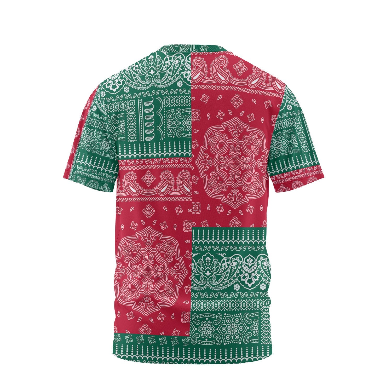 Mexico T Shirt Flag And Paisley Basic Style 3