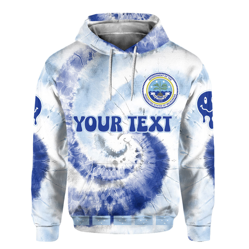 Micronesia Hoodie Custom Tie Dye Style 2