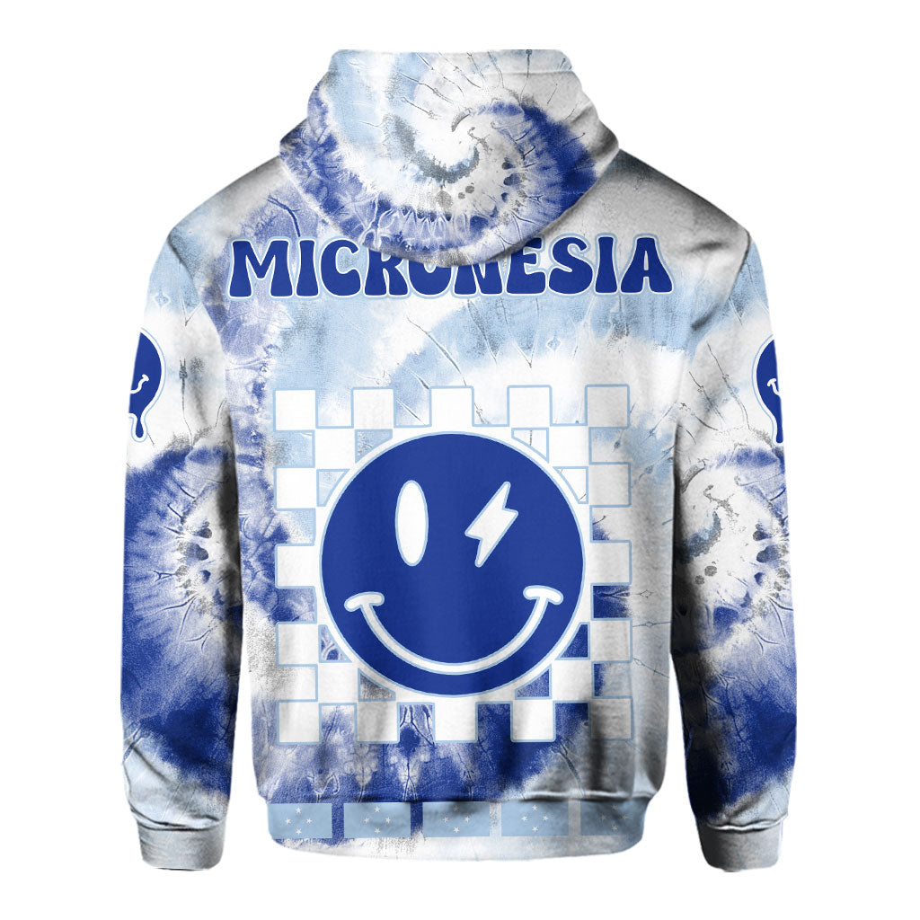 Micronesia Hoodie Custom Tie Dye Style 3