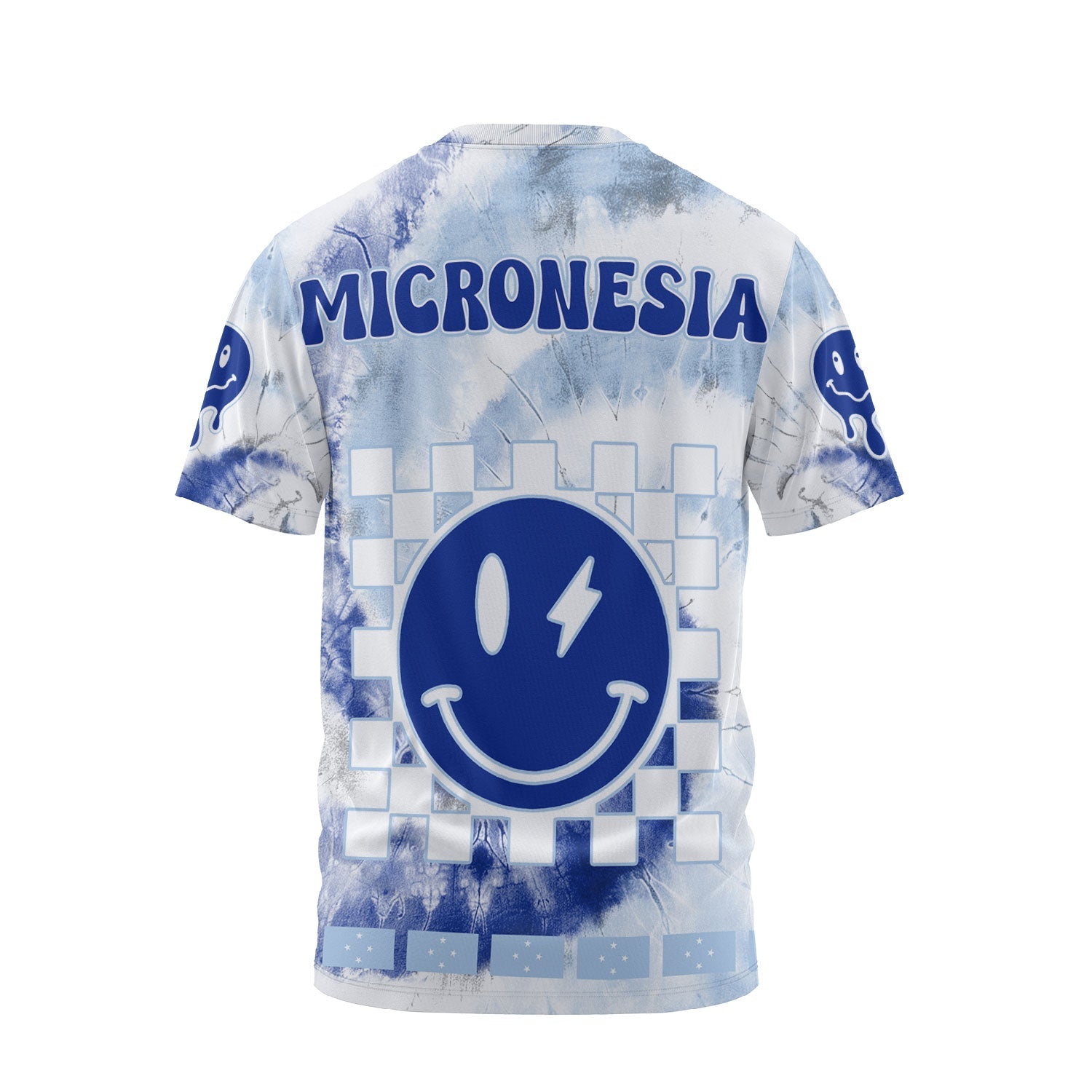 Micronesia T Shirt Custom Tie Dye Style 2