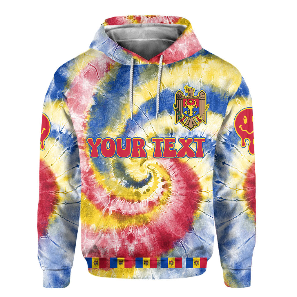 Moldova Hoodie Custom Tie Dye Style 2