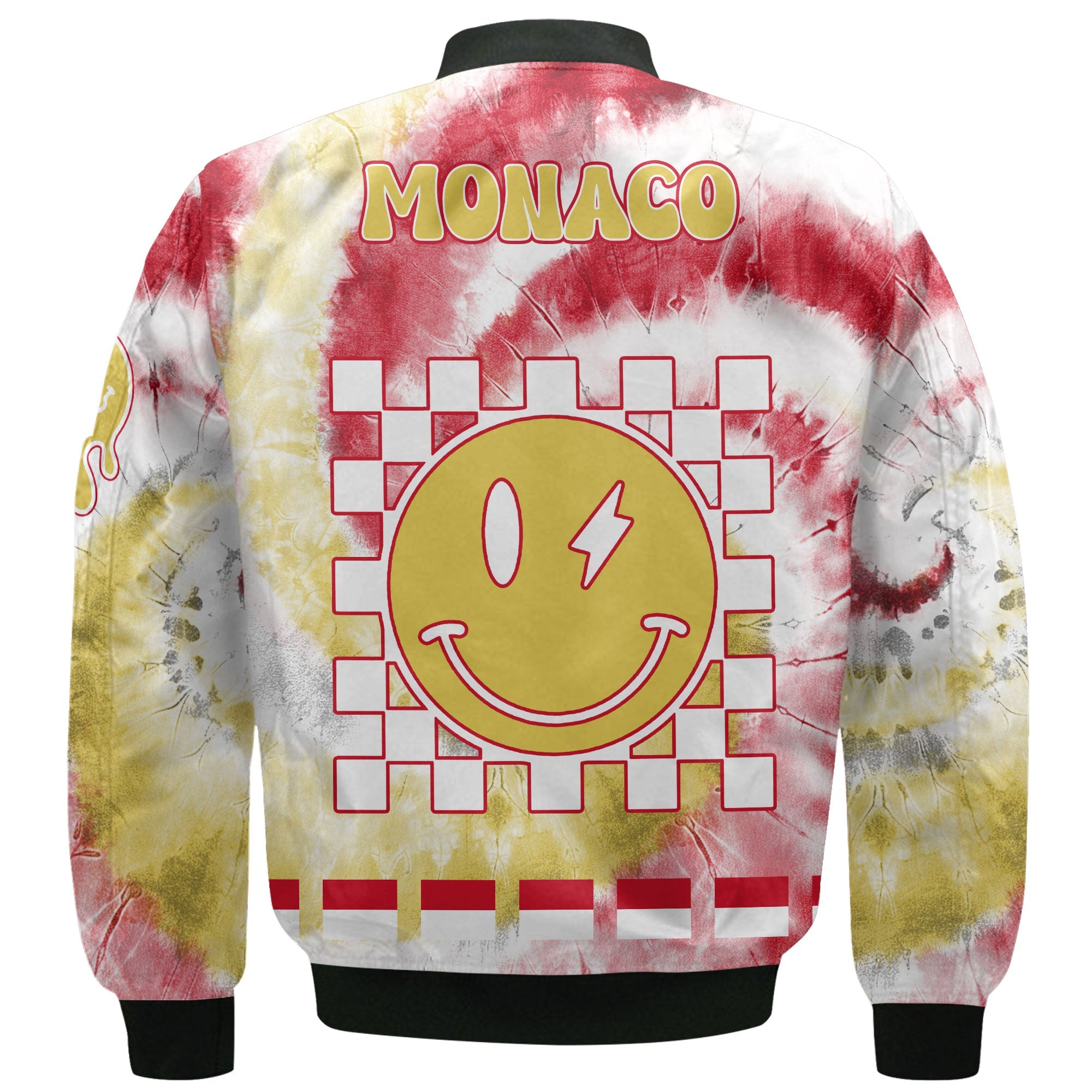 Monaco Bomber Jacket Custom Tie Dye Style 3