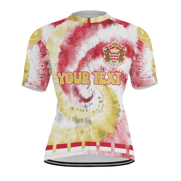 Monaco Men Cycling Jersey Custom Tie Dye Style 1