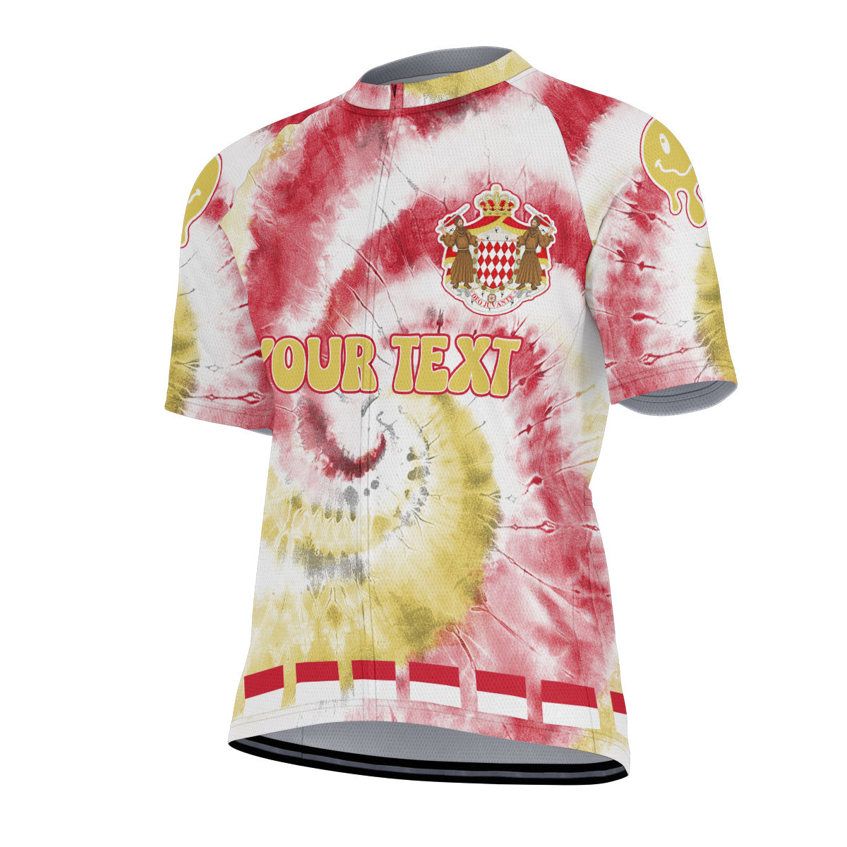 Monaco Men Cycling Jersey Custom Tie Dye Style 2