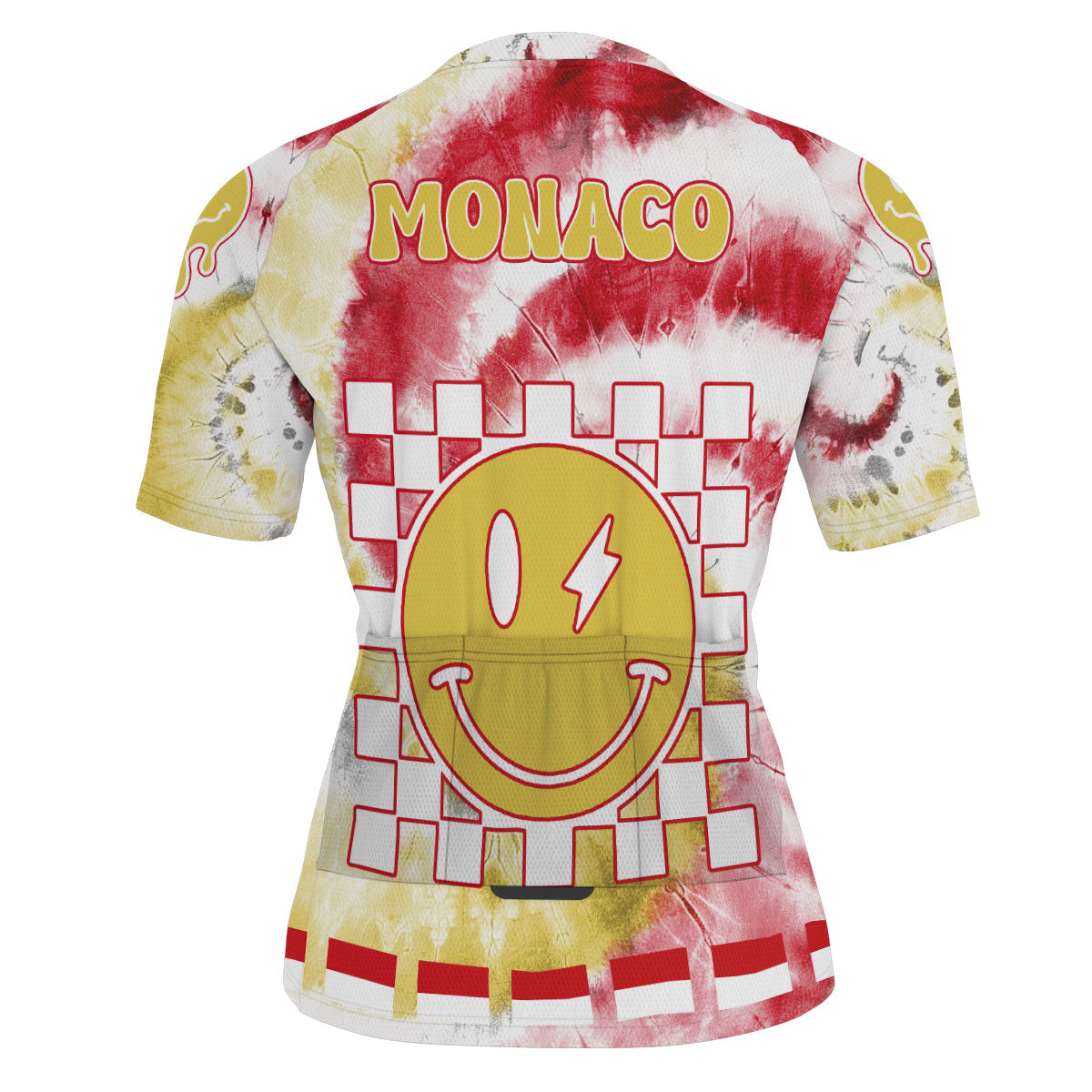 Monaco Men Cycling Jersey Custom Tie Dye Style 3