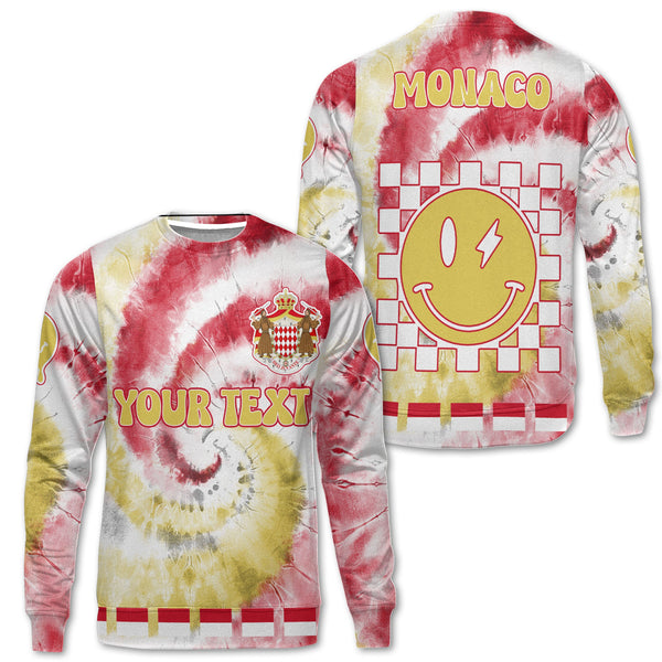 Monaco Sweatshirt Custom Tie Dye Style 1