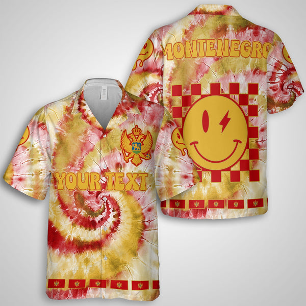 Montenegro Hawaiian Shirt Custom Tie Dye Style 1