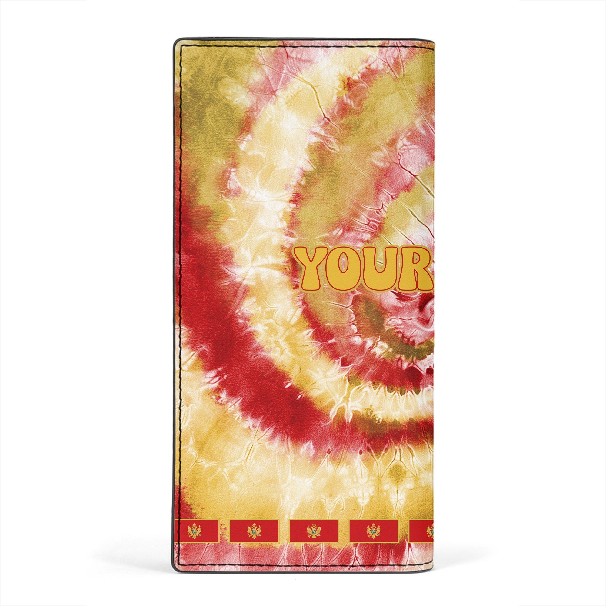 Montenegro Leather Wallet Custom Tie Dye Style 2