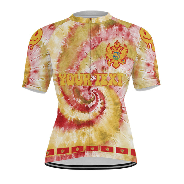 Montenegro Men Cycling Jersey Custom Tie Dye Style 1