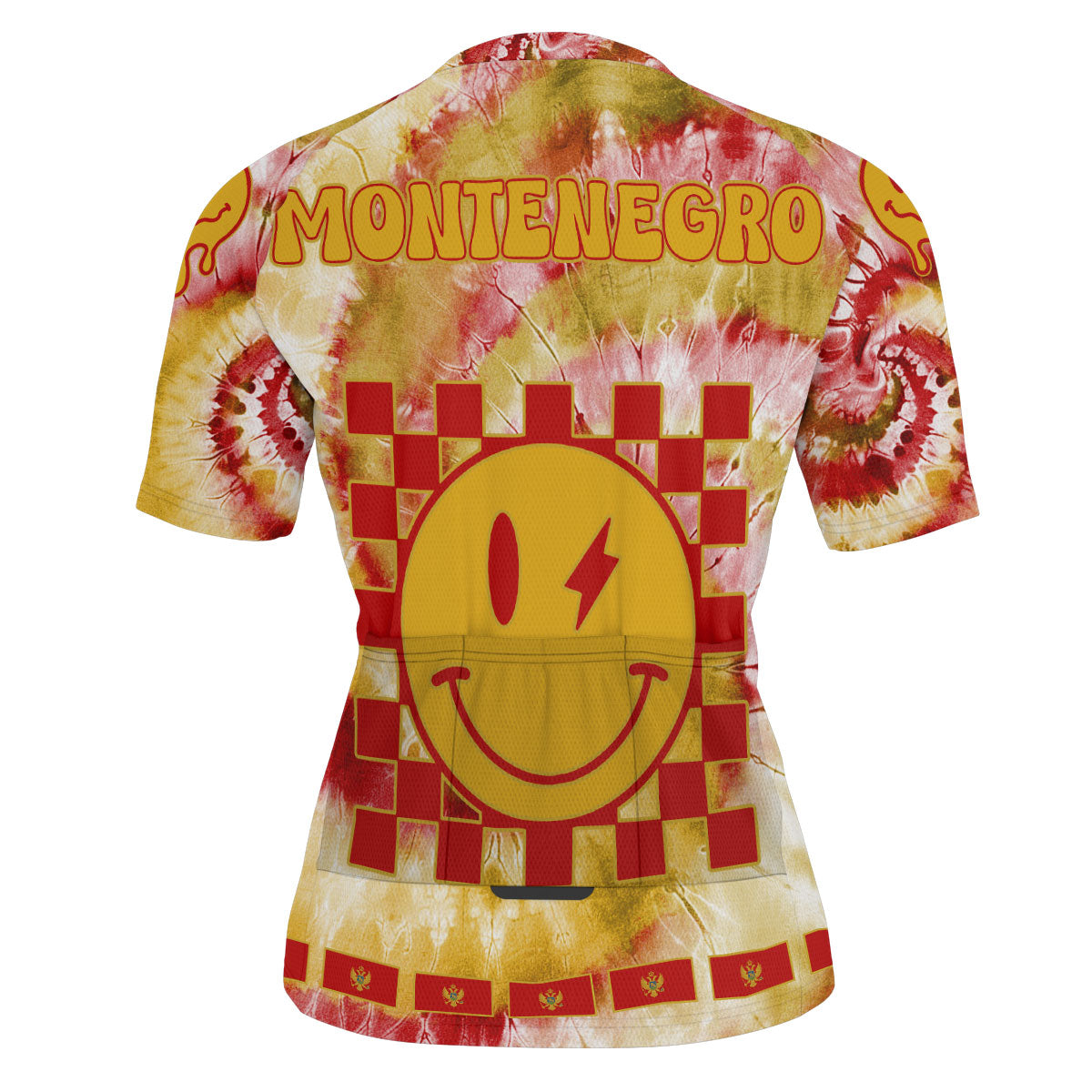 Montenegro Men Cycling Jersey Custom Tie Dye Style 3