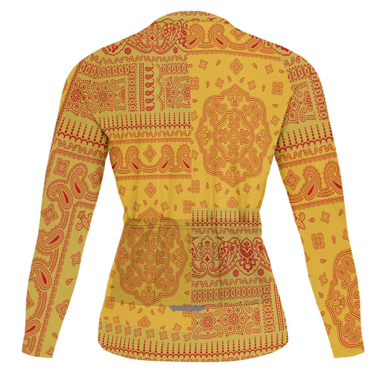 Montenegro Raglan Men Cycling Jersey Long Sleeve Flag And Paisley Basic Style 2