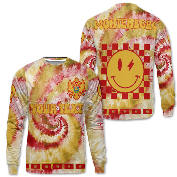 Montenegro Sweatshirt Custom Tie Dye Style 1