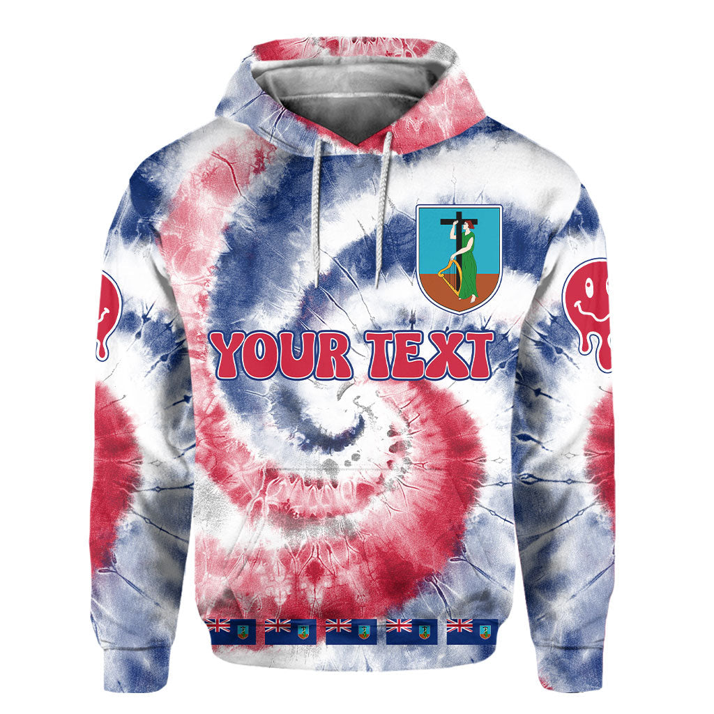 Montserrat Hoodie Custom Tie Dye Style 2