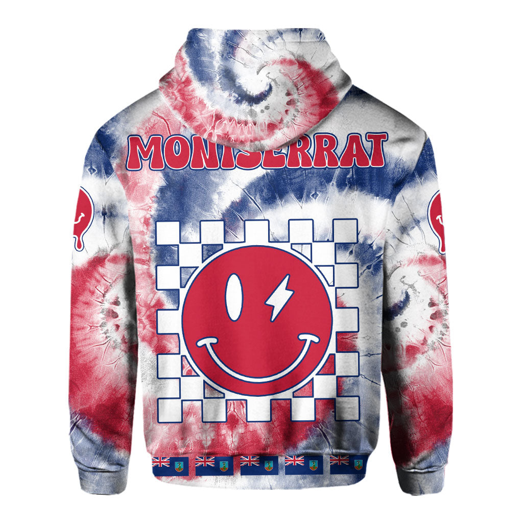 Montserrat Hoodie Custom Tie Dye Style 3