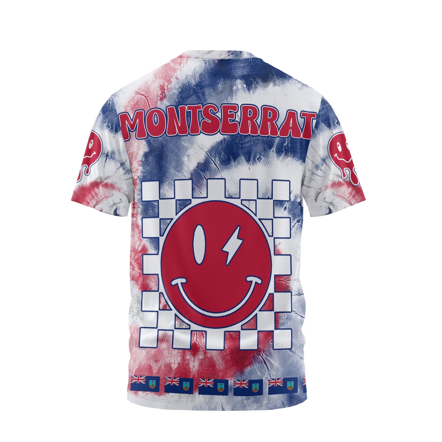 Montserrat T Shirt Custom Tie Dye Style 2