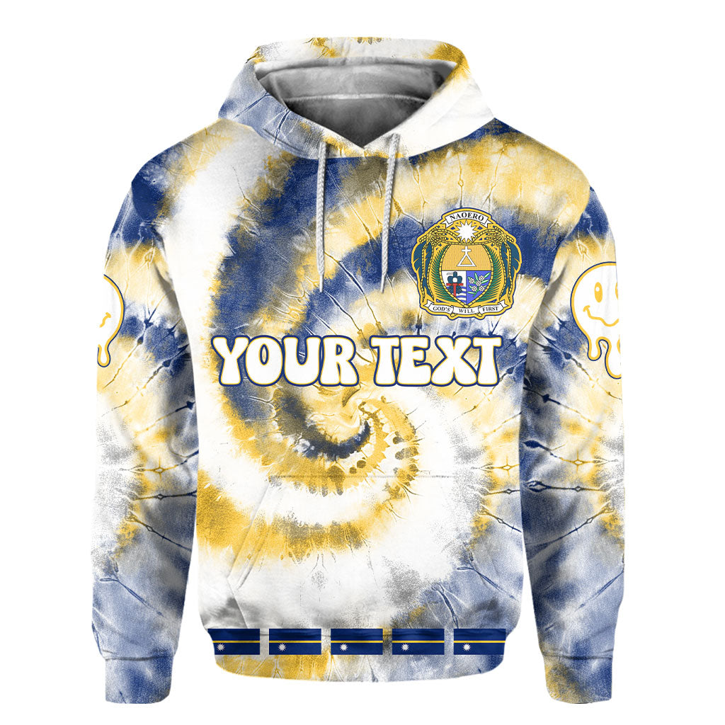 Nauru Hoodie Custom Tie Dye Style 2