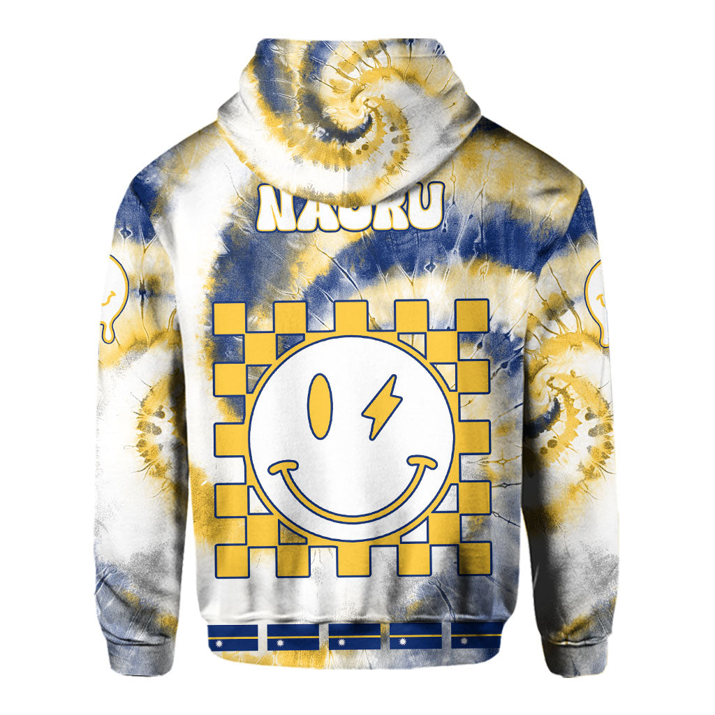 Nauru Hoodie Custom Tie Dye Style 3